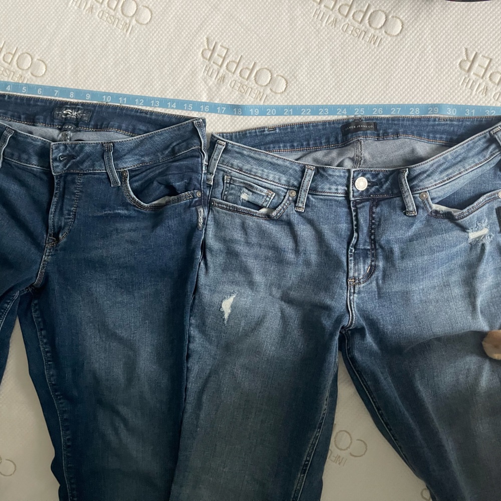 Lot of 2 pair of Silver Jeans size 14